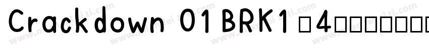 Crackdown O1 BRK1 (4)字体转换